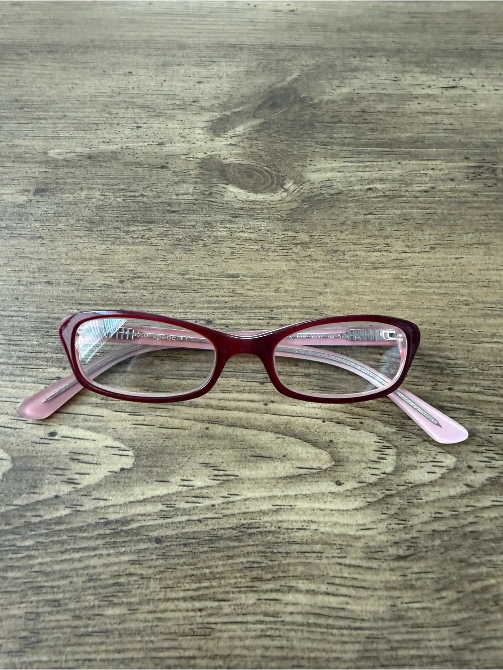 KATE SPADE WILLA PR15 FRAMES ONLY EYEGLASSES RED PINK 49-17-140